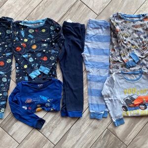 Boy's Pajamas Lot of 8 Pieces ~ Size 4T ~ Mix and Match Sets